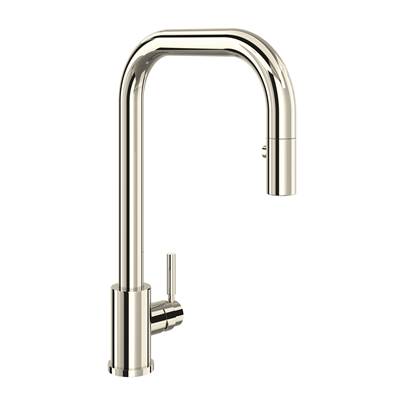 Perrin & Rowe U.4046L-PN-2 - Holbornโข Pull-Down Kitchen Faucet With U-Spout