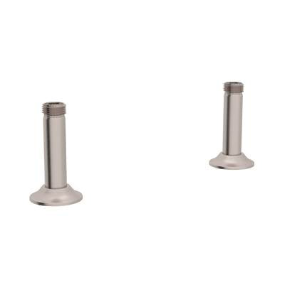 Perrin & Rowe U.6794STN-2 - Georgian Era™ Bridge Faucet Straight Deck Unions
