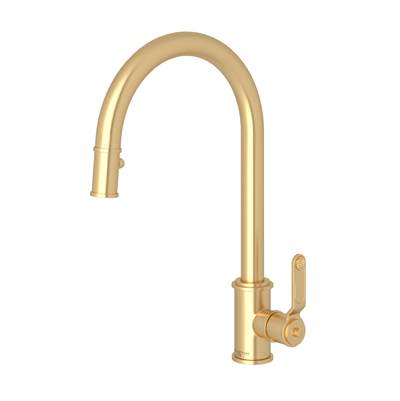 Perrin & Rowe U.4544HT-SEG-2 - Armstrong™ Pull-Down Kitchen Faucet With C-Spout