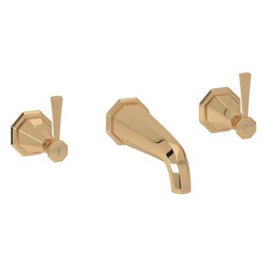 Perrin & Rowe U.3178LS-EG/TO - Deco™ Wall Mount Tub Filler Trim