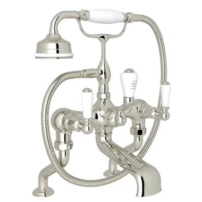 Perrin & Rowe U.3500L/1-PN - Traditional Exposed Deck Mount Tub Filler