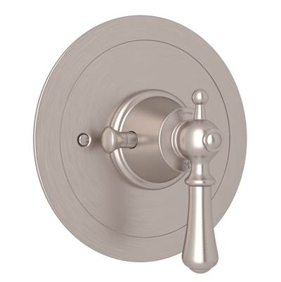 Perrin & Rowe U.5785LS-STN/TO - Edwardian™ 3/4" Round Thermostatic Trim Without Volume Control