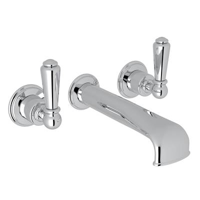 Perrin & Rowe U.3580L-APC/TO - Edwardian™ Wall Mount Tub Filler Trim With U-Spout