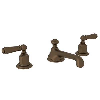 Perrin & Rowe U.3705L-EB-2 - Edwardian™ Widespread Lavatory Faucet With Low Spout