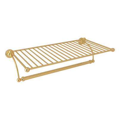 Perrin & Rowe U.6961EG - Edwardian™ Wall Mount Towel Shelf