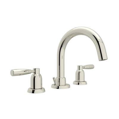 Perrin & Rowe U.3955LS-PN-2 - Holbornโข Widespread Lavatory Faucet With C-Spout