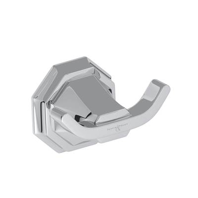Perrin & Rowe U.6122APC - Deco™ Double Robe Hook