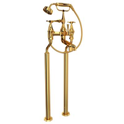 Perrin & Rowe U.3121X/1-EG - Deco™ Floor Mount Tub Filler