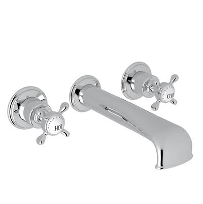 Perrin & Rowe U.3581X-APC/TO - Edwardian™ Wall Mount Tub Filler Trim With U-Spout