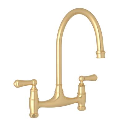 Perrin & Rowe U.4791L-SEG-2 - Georgian Era™ Bridge Kitchen Faucet Without Unions