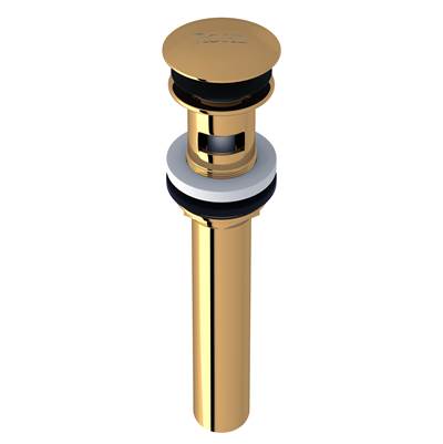Perrin & Rowe 5447ULB - Lavatory Push Drain With Overflow