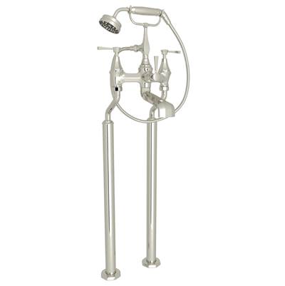 Perrin & Rowe U.3120LS/1-PN - Deco™ Floor Mount Tub Filler
