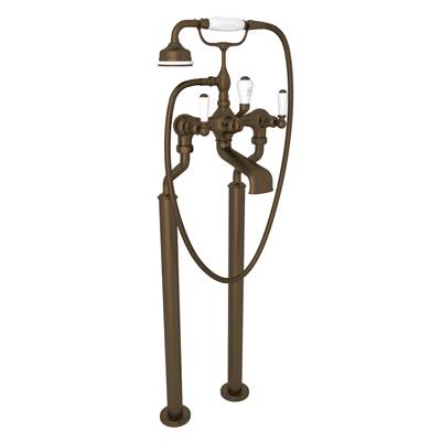 Perrin & Rowe U.3520L/1-EB - Traditional Floor Mount Tub Filler