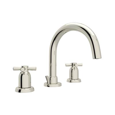 Perrin & Rowe U.3956X-PN-2 - Holborn™ Widespread Lavatory Faucet With C-Spout