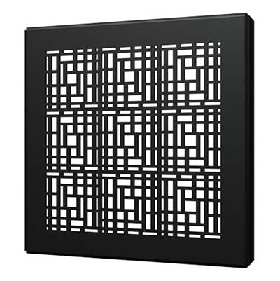 Quick Drain DECO05-MB - Square Drain Cover 5In Deco Matte B