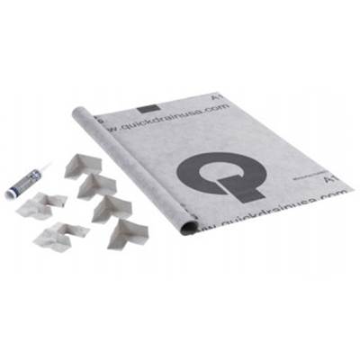 Quick Drain SLSWP64 - Sheet Waterproofing Assembly Kit For Pvc5664D20