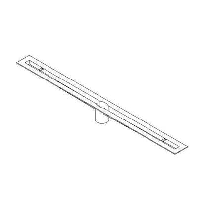 Quick Drain PLD57-HM - Proline Body 57In Trough 59In Total Offset Outlet Abs