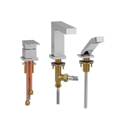 Riobel Pro TQA10C - Quadrik™ 3-Hole Deck Mount Tub Filler Trim