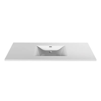 Rubi RMP1400CBL - Make-Up Single Middle Basin White