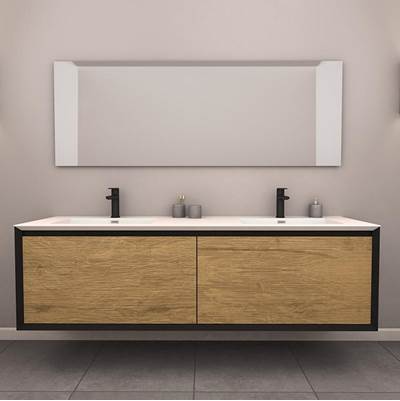 Rubi RTO1900KMBKOÂ - Terra Basin/Main Cabinet Kit Black/Oak