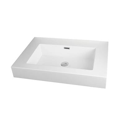 Rubi RTO690BL - Countertop Basin With Overflow White