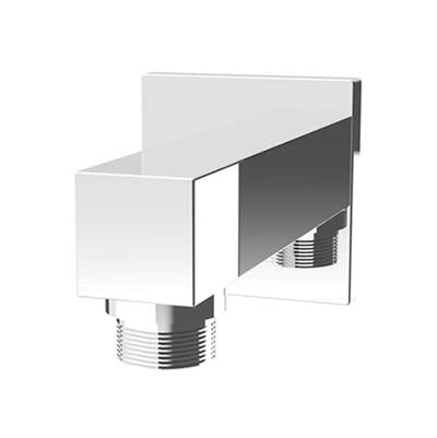 Rubi RA200BK - Square Slip-On Water Outlet Matte Black