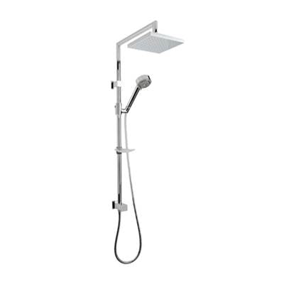 Rubi RLU4203CC - Luvia Square Shower Set Column Chrome
