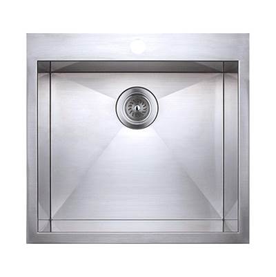 Rubi RSY540S - Syrah Single Drop-In Sink 21-1/4'' X 20'' X 7-7/8''