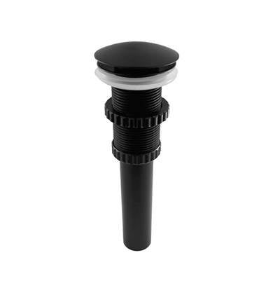 Rubi RBP125STPBK - 1-1/4 In.P-Up Waste W/T Overflow Matte Black