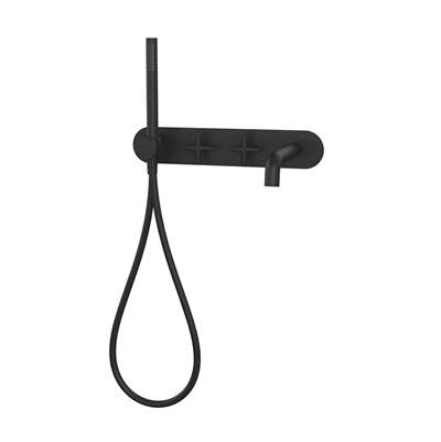 Rubi RLX32DBK - Lexa W-Mounted Bath Faucet Matte Black