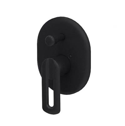 Rubi RMY79BK - Myrto 1/2'' Built-In P.Bal. Shower Valve / Diver. Matte Black