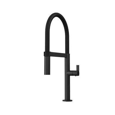 Rubi RNI91D2SBK - Nina Kitchen Faucet 2Jets Hand-Spray (Silicon Black Flex) Matte Black