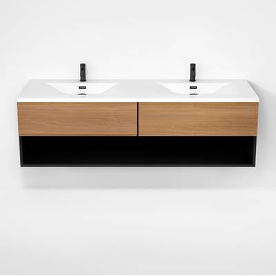 Rubi RHS1600DK02MBK-NO - Haus Cabinet/Basin/Without Legs Set Mbk+No