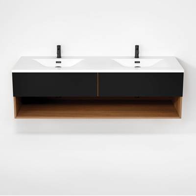 Rubi RHS1600DK02NO-MBK - Haus Cabinet/Basin/Without Legs Set No+Mbk