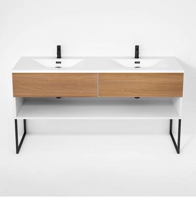 Rubi RHS1600DKU02MBL-NO - Haus Cabinet/Basin/U Legs Set Mbl+No