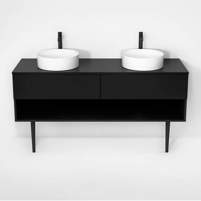 Rubi RHS1600DKV01MBK - Haus Cabinet/Laminate Top/Cone Legs Set Mbk