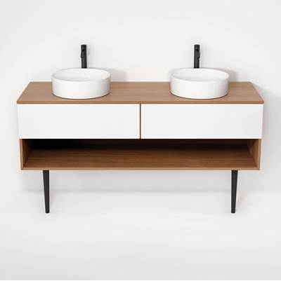 Rubi RHS1600DKV01NO-MBL - Haus Cabinet/Laminate Top/Cone Legs Set No+Mbl