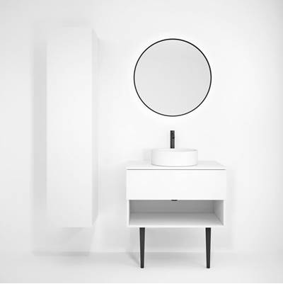 Rubi RHS380LMBL - Haus Reversible Linen Cabinet Mbl