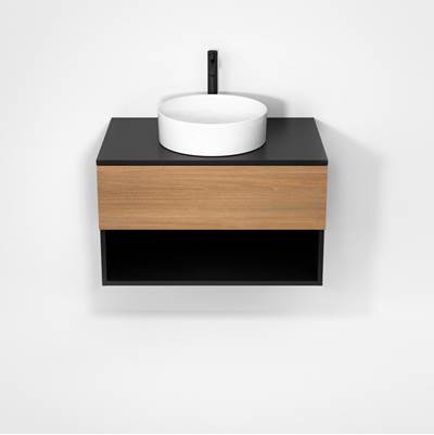 Rubi RHS800K01MBK-NO - Haus Cabinet/Laminate Top/Without Legs Set Mbk+No