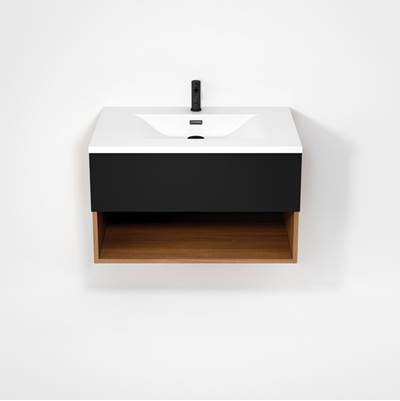 Rubi RHS800K02NO-MBK - Haus Cabinet/Basin/Without Legs Set No+Mbk