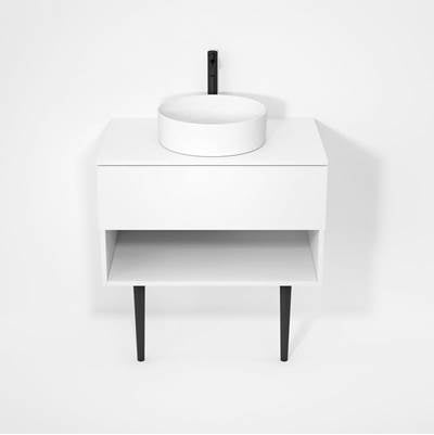 Rubi RHS800KV01MBL - Haus Cabinet/Laminate Top/Cone Legs Set Mbl
