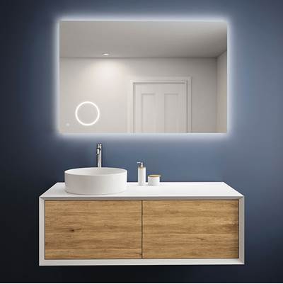 Rubi RMI12080BAM - Miro Led Mirror Anti-Fog 1200X800 Mm Backlight Magnif. 3X
