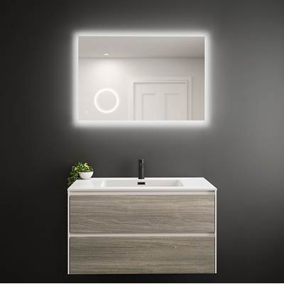 Rubi RMI9060BAM - Miro Led Mirror Anti-Fog 900X600 Mm Backlight Magnif. Mirror 3X