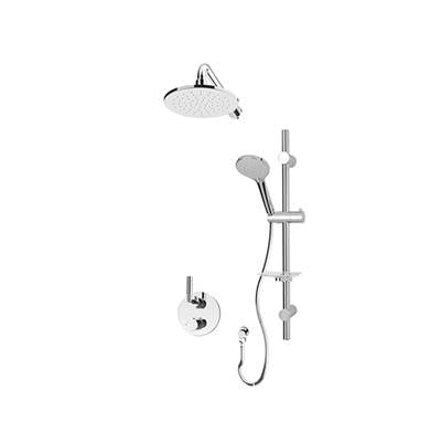 Rubi RCA811D-1CC - Billie/Dana 1/2'' Therm. Shower Set 2 Way Div. Xvtr69R Chrome
