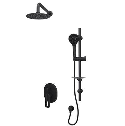 Rubi RMY715-1BK - Myrto 1/2'' P. Bal. Shower Set Matte Black