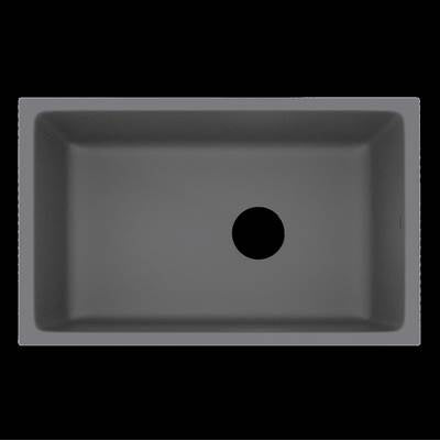 Rohl 6307-04 - Alliae 32'' Fireclay Single Bowl Undermount Kitchen Sink