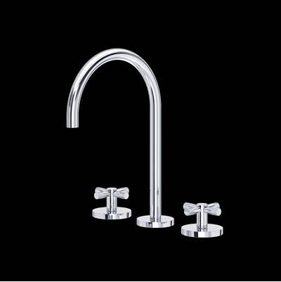 Rohl AM08D3XMAPC - Amahleโข Widespread Lavatory Faucet With C-Spout