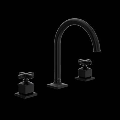 Rohl AP08D3XMMB - Apothecary™ Widespread Lavatory Faucet With C-Spout