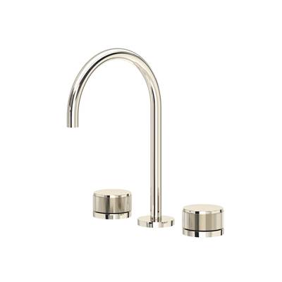 Rohl AM08D3IWPN - Amahleโข Widespread Lavatory Faucet With C-Spout