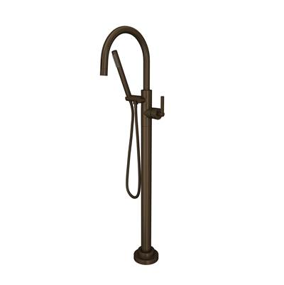 Rohl TLB06HF1LMTCB - Lombardia® Single Hole Floor Mount Tub Filler Trim